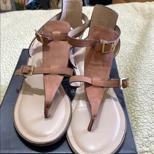 Charles David toe song gladiator style sandals